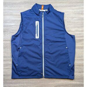 Peter Millar Crown Sport Hyperlight Fuse Hybrid Golf Vest Blue Men’s XL Zip